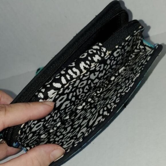 Vera Bradley Bag Camofloral Print Wallet Wristlet ID Case Clutch WOMEN'S WOMAN'S - Picture 9 of 11